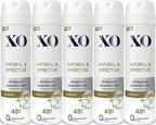 XO Deodorant 150ML Women-Kadın Natural & Effective (5 Li Set)