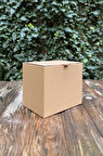 18x13x15,5cm Kilitli Kraft Kutu 25 Adet