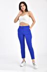 Atlas Bilek Saks Mavi Kadın Pantolon