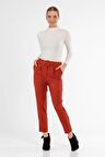 Kemerli Tarçın Bilek Kadın Pantolon