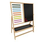 40X55 CM RENKLİ MIKNATIS YÜZEYLİ 100 BONCUKLU SEPETLİ YAZI TAHTASI-PAN380