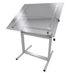 80X120 CM PROFESYONEL ÇİZİM MASASI AYAKLI CAMLI-PAN912