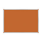 120X240 CM TURUNCU KUMAŞ KAPLI ALÜMİNYUM ÇERÇEVE PANO-PAN968