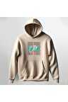 New York City Yazılı Kapüşonlu Sweatshirt Hoodie Kalın Kumaş 3 İplik Şardonlu