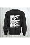 Respect Baskılı Kalın Kumaş 3 İplik Yazı Baskılı Unisex Bisiklet Yaka Sweatshirt