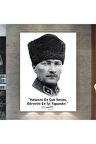Atatürk Mustafa Kemal Kanvas Tablo ( 7 Farklı Ölçü )