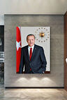 Erdoğan Rte Kanvas Tablo (7 Farklı Ölçü)