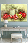 Meyveler Natürmort Sanatsal Kanvas Tablo 8 Farklı Ölçü