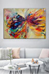 Kelebek Etkisi Ve Renkler Sanatsal Kanvas Tablo