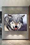 Kurt Hayvanlar Alemi Dekoratif Kanvas Tablo 100x70