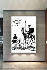 Pablo Picasso Don Kişot Don Quixote Kanvas Tablo