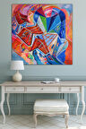 Renklerin Armonisi Sürreel Sanatsal Dekoratif Kanvas Tablo