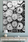 Saatlerin Hazinesi Saatler Kanvas Tablo