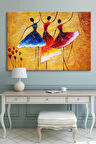 Danseden Katınlar Dekoratif Sanatsal Kanvas Tablo