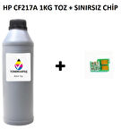 HP CF217A 1KG(20 DOLUM) TOZ + SINIRSIZ ÇİP