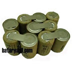 Black Decker 12V A12E Batarya için 1500mAH Pil Değişim Grubu