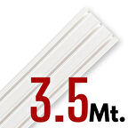 3 Raylı Korniş Perde Rayı 3.50 Metre Kaliteli Sağlam Ambalaj