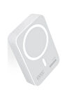 Powerway 10.000 mAh PD 15W Magsafe Kablosuz Wireless Taşınabilir Şarj Cihazı Beyaz Powerbank 