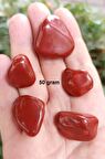 50 Gram Kırmızı Jasper Tamburlu Parçalar 402