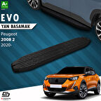 S-Dizayn Peugeot 2008 2 Evo Siyah Yan Basamak 183 Cm 2020 Üzeri A+ Kalite