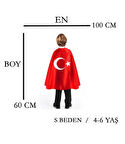 AYYILDIZ Pelerin S Beden En:100 Cm / Boy:60cm 10 Adet