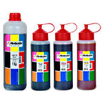 PERFECTİON Epson Uyumlu 103 L3260 L3250 L3560 L3251 4 Renk Mürekkep Dolum Seti 1 kg. + 3 x500 gr.