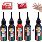 Canon GI-41 G1430 G2470 G3470 G4470 Uyumlu 4 RENK Mürekkep Dolum Seti 5x100 gr.