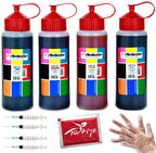 Hp Deskjet 4625 4 Renk 500ml Perfection Eco Solventli Mürekkep Dolum Seti 25.000 Sf.