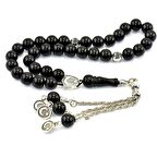 Kişiye Özel Kutulu Ayyıldız Püsküllü Oltu Tesbih