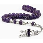 Ayyıldız Model Doğal Ametist Tesbih Tespih