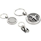 Uçak Figürlü Dönebilen Metal Unisex Anahtarlık 