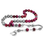 Kararmaz Metal Püsküllü İsim Yazılı Kaplangözü Doğaltaş Tesbih