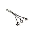 Pigado 3 Sıra Metal Ayyıldız Figürlü Tesbih Püskülü