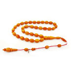 Pigado Arpa Kesim Sistemli Hareli Sıkma Kehribar Tesbih Tespih