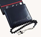 Pierre Cardin Deri Cüzdan + Tuğra Püsküllü Oltu Tesbih Seti