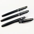 İsme Kişiye Özel Siyah 3 lü Roller Kalem Öğretmenler Günü