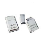 İsme Kişiye Özel Gümüş Renk Gazlı Metal Çakmak