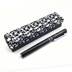 Kişiye Özel Siyah Metal Roller İmza Kalemi * Kutulu