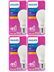 (4 Adet) Philips 13W Sarı Işık E27 Duylu (Kalın Duy) Led Ampul