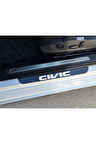 HONDA CIVIC PLEKSİ KAPI EŞİĞİ PİANO BLACK 4 PARÇA