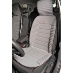 
Alfa Romeo Spider Lüx Oto Koltuk Minderi Ön 2'li Set BUMERANG Serisi GRİ