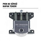 İmt Aksesuar Pkm 80 Sürgülü Dolap Kapağı ve Gardrop Sürgü Kapağı Tekeri