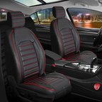 
Fiat Stilo Lüx Deri OTO KOLTUK KILIFI Ön Arka Takım Set Orjinal SİYAH KIRMIZI