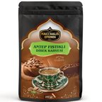 Hacı Halis Efendi Antep Fıstıklı Dibek Kahvesi 200 gr Gerçek Fıstık Parçacıklı Yumuşak İçimli Gurme Karışım