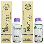 BioMagic Organik Amonyaksız Saç Boyası Pembe+Oksidan (2 Adet) 