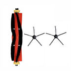 Roborock S6 Maxv Uyumlu 1 ADET ANA FIRÇA 2 ADET SİYAH YAN FIRÇA