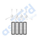 Dreame D10S, D10S PRO, D9 MAX GEN2 Uyumlu 4 Yan Fırça 4 Filtre