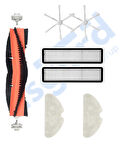 Dreame D10S, D10S PRO, D9 MAX GEN2 Uyumlu 1 Ana Fırça 2 Yan Fırça 2 Filtre 2 Mop