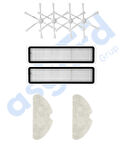 Dreame D10S, D10S PRO, D9 MAX GEN2 Uyumlu 4 Yan Fırça 2 Filtre 2 Mop