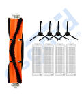 Xiaomi Mop 2 Pro (MJST1SHW) -Mop 2 Lite Uyumlu 1 Ana Fırça 4 Yan Fırça 4 Filtre